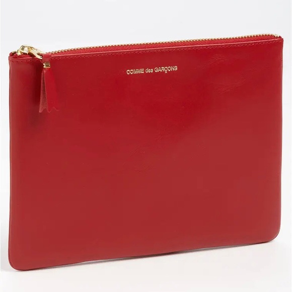 Comme des Garcons Accessories - Comme Des Garçons Large Classic Leather Zip Pouch